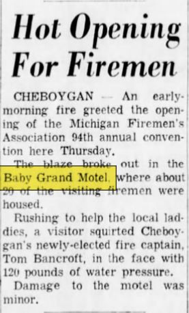 Baby Grand Motel - Jun 1969 Fire